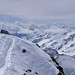 Gross Gruenhorn panorama to north. Jungfrau, Mönch and Eiger are on the far right