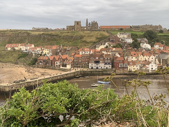 Whitby Abbey and St Mary's Church, from Kyhber Pass