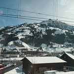 view from Swiss Panorama Train, Switzerland in Zermatt, Switzerland 