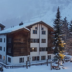 view from the Alpen Resort penthouse suites in Zermatt, Switzerland 