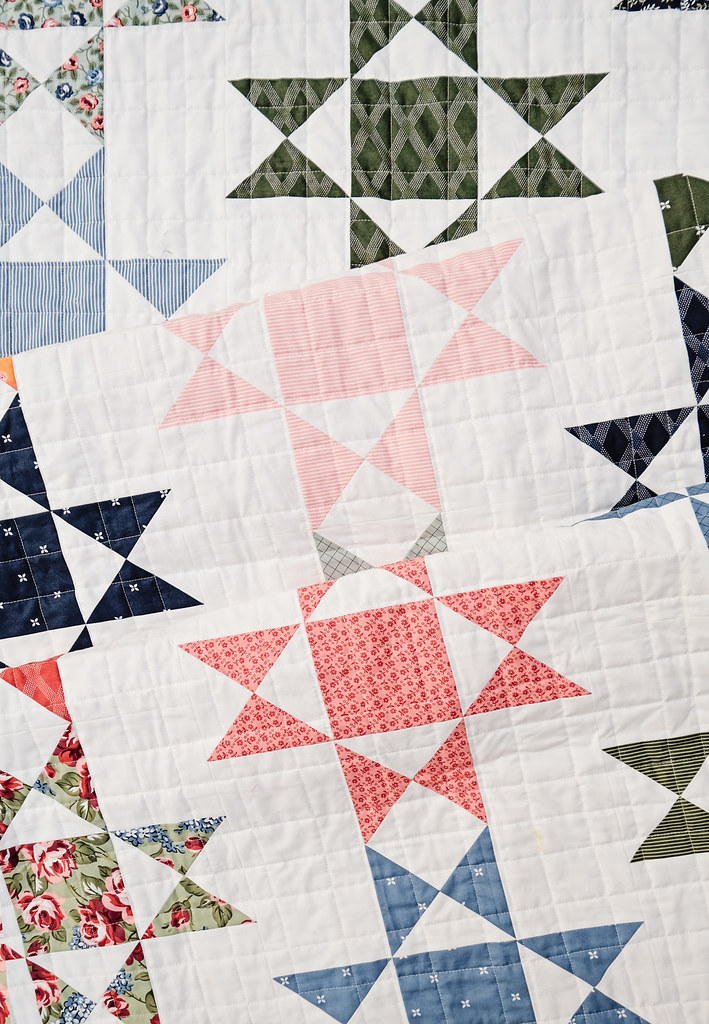 The Zelda Quilt Pattern in Sunnyside by Thimble Blossoms - Kitchen Table Quilting