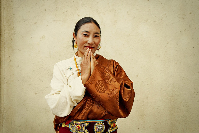 A portrait of Kangdin woman