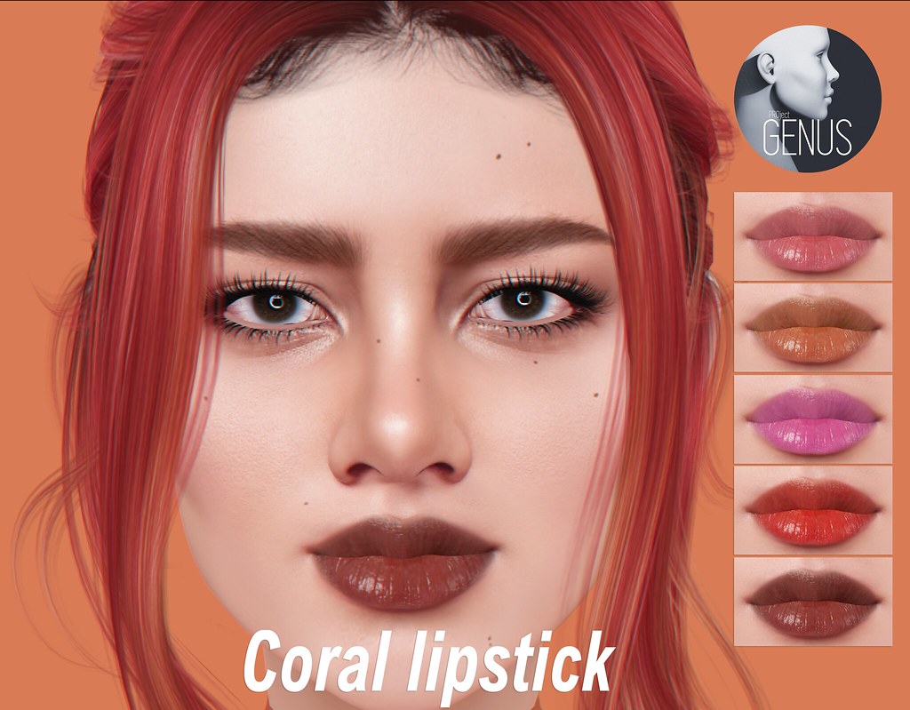 P.Shop – Coral Lipstick – Genus