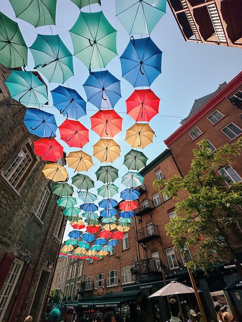 Umbrella Alley - Rue du Cul-de-Sac, Old Quebec City