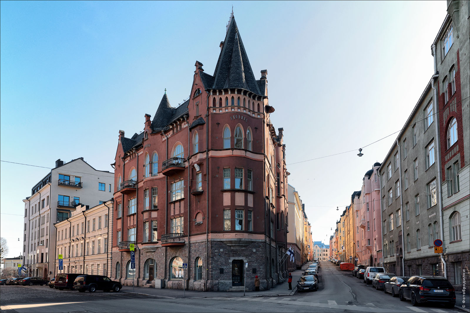 Жилой дом 1898 года постройки, Хельсинки, Финляндия