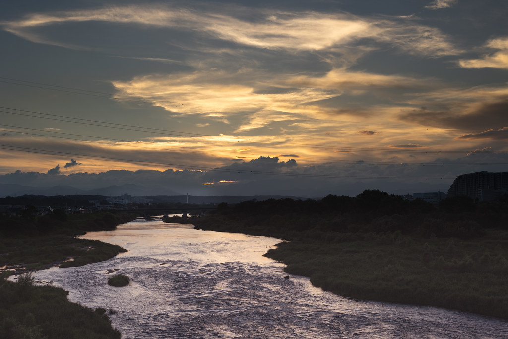 Tama River Sunset