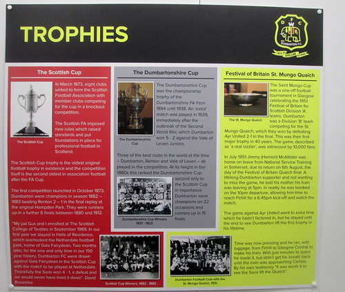 Trophies Won by Dumbarton FC  1