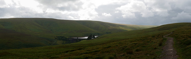 The circuit of the Vale of Ewyas: looking towards Grwyne Fawr Reservoir
