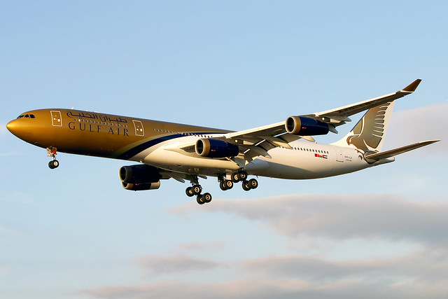 Gulf Air | Airbus A340-300 | A4O-LG | London Heathrow