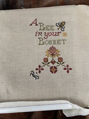 A Bee In Your Bonnet - Summer House Stitche Workes - My Progress - Friday, August 25, 2023