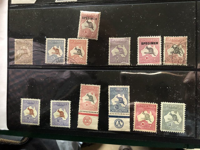 Casually looking at a few of Rick's stamps
