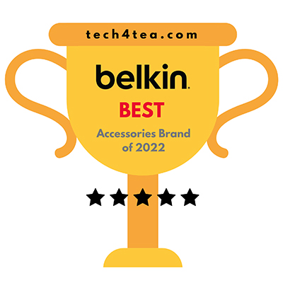 Belkin is the Best Accessories Brand 2022 in the tech4tea.com Best-in-Class Awards this year.