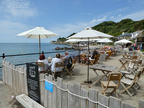 The cafe at Steephill Cove Chale to Ventnor walk