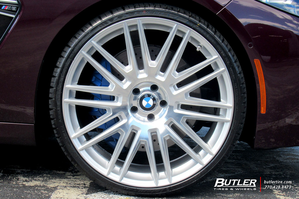 BMW M8 with 22in Mandrus Estate Wheels and Lexani LX-Twenty Tires