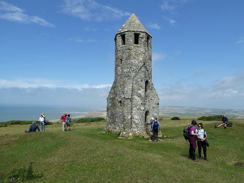 The oratory on St Catherine's Hill Chale to Ventnor walk
