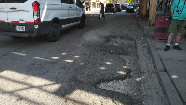 Potholes Near the Sheridan Red Line Station
