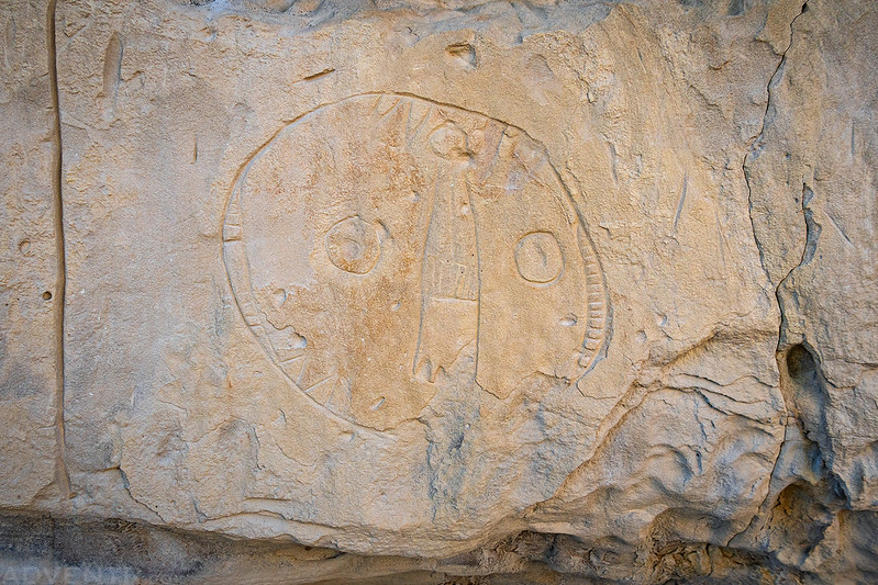 Castle Gardens Shield Petroglyph