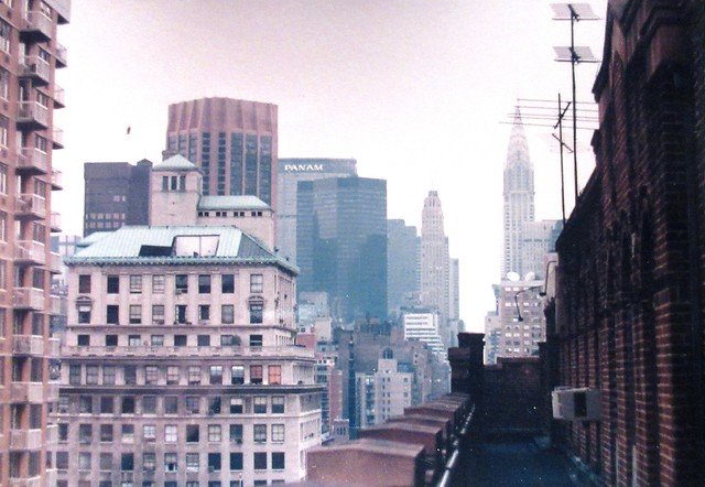 1991 Chrysler Building NYC view from roof of George Washington Hotel 5325