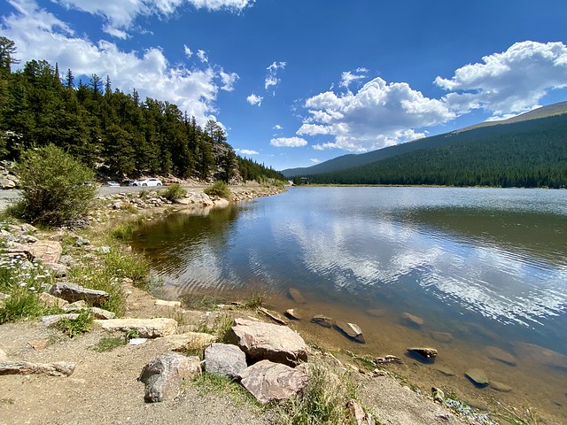 Echo Lake on the way to Mt. Evans road