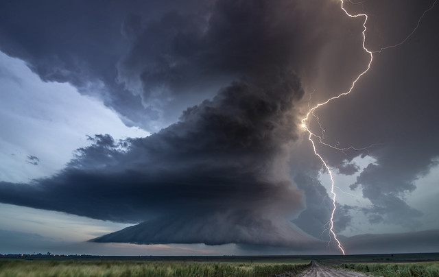 Selden, Kansas Lightning Strike