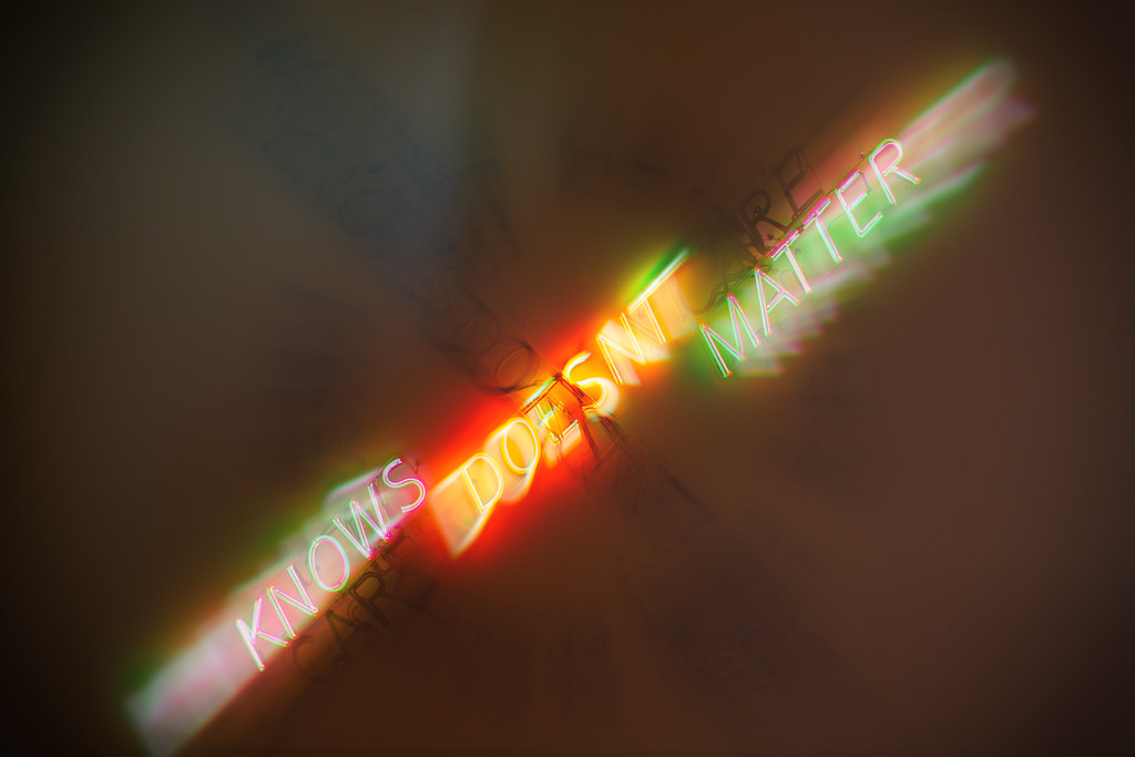 Bruce Nauman, Life Death/Knows Doesn't Know