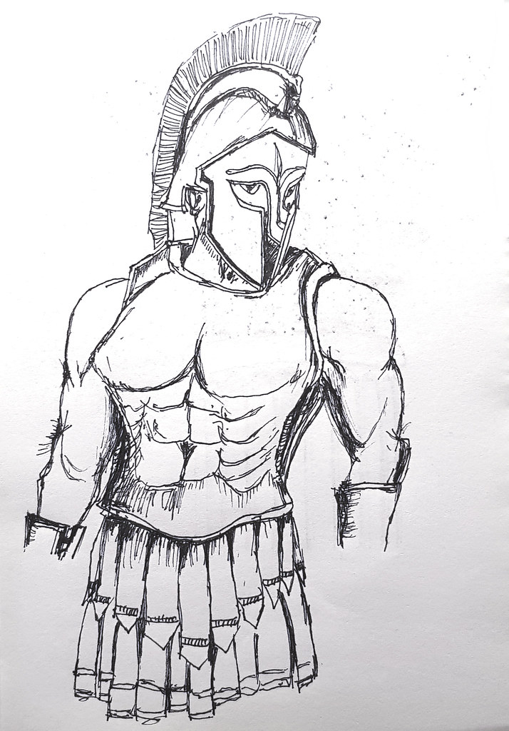 斯巴達戰士 Spartan Warrior - Artline Pen ...