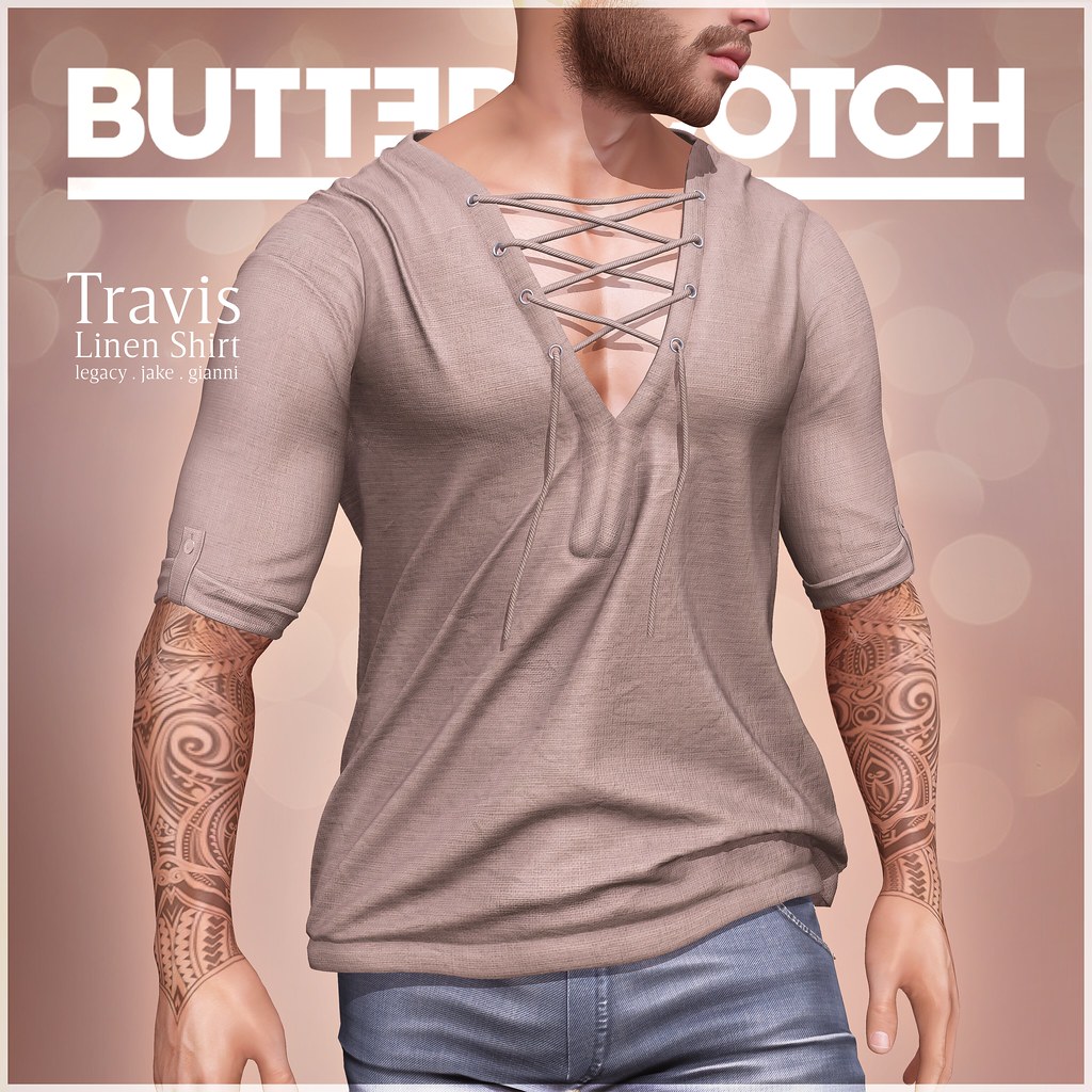 BUTTERSCOTCH . Travis Linen Shirt.