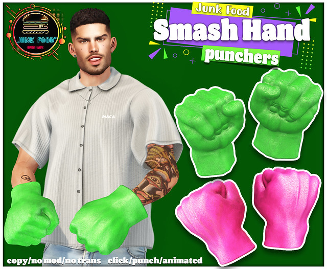 Junk Food - Smash Hand Punchers
