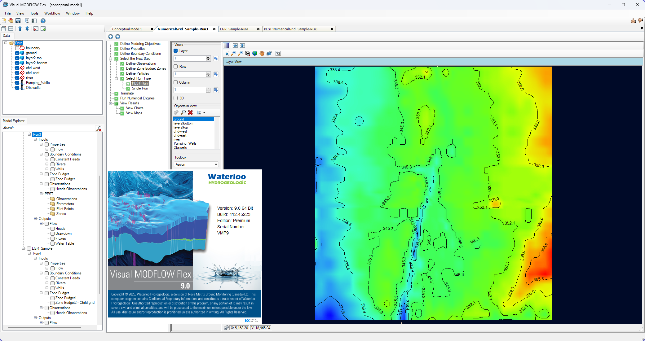 Working with Schlumberger Waterloo Hydrogeologic Visual MODFLOW Flex 9.0 full