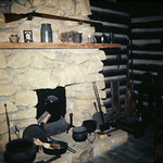 West Virginia Pioneer Cabin Capitol Museum, Charleston WV. Complete indexed photo collection at WorldHistoryPics.com.