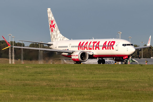 9H-VUB Malta Air by Ryanair B737MAX 8200 London Stansted Airport
