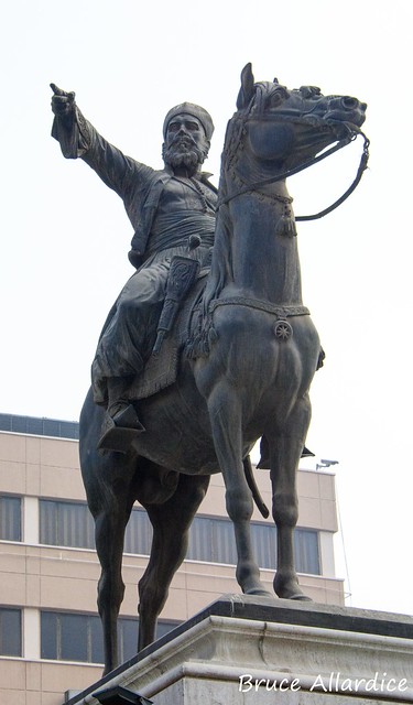 Cairo Opera Square (formerly Azbakiyya Square) Equestrian Statue Ibrahim Pasha 1872 Bronze (3)