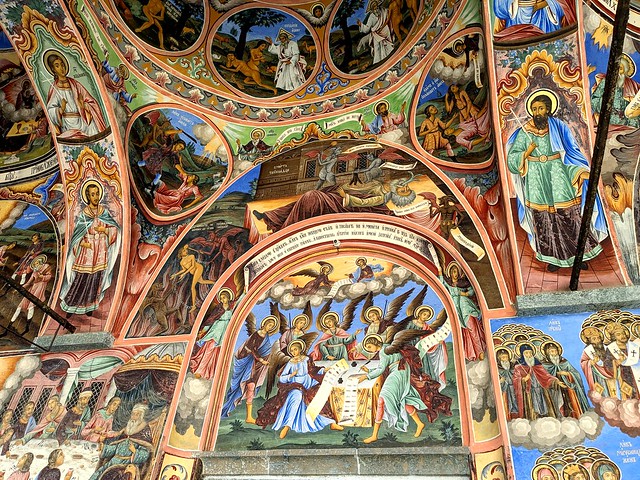 Rila orthodox Monastery - fresco
