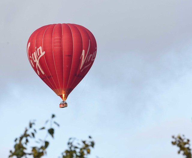 Virgin Hot Air Balloon shrewsbury