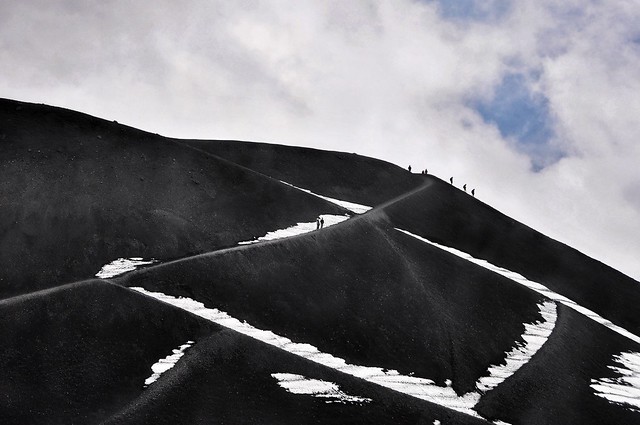 Descending Mount Etna