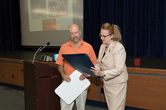 To kick off the new school year, State Representative Kathleen McCarty happily joined Principal Robert Alves, teachers, paraprofessionals, administrators and friends for the annual Montville Schools Convocation.  

Rep. McCarty presented Teacher of the Year Derek Wainwright with an official state citation from the entire Southeastern CT delegation!