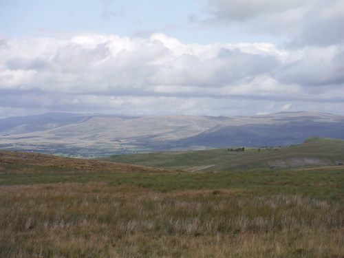 The North Pennines, from the Reigill area on the ascent up Hartley Fell SWC Walk 416 - Nine Standards (Kirkby Stephen Circular or to Garsdale)