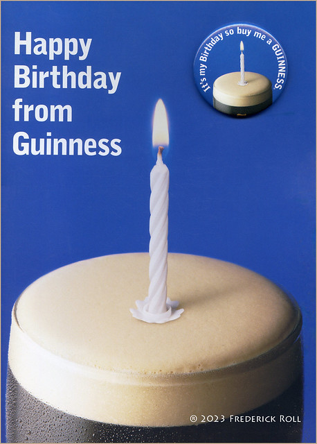 Guinness Birthday Card
