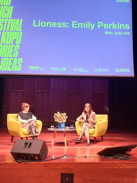 Julie Hill and Emily Perkins, Lioness, The Piano, WORD Christchurch 2023
