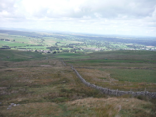Descent route down Nateby Common SWC Walk 416 - Nine Standards (Kirkby Stephen Circular or to Garsdale)