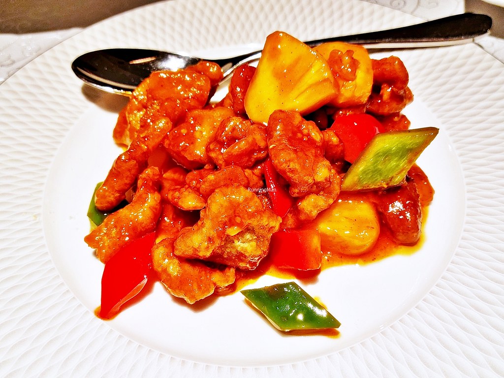 Sweet And Sour Pork, Tri-Colour Peppers, Pineapple