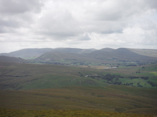 The Howgills from Tailbridge Hill SWC Walk 416 - Nine Standards (Kirkby Stephen Circular or to Garsdale)