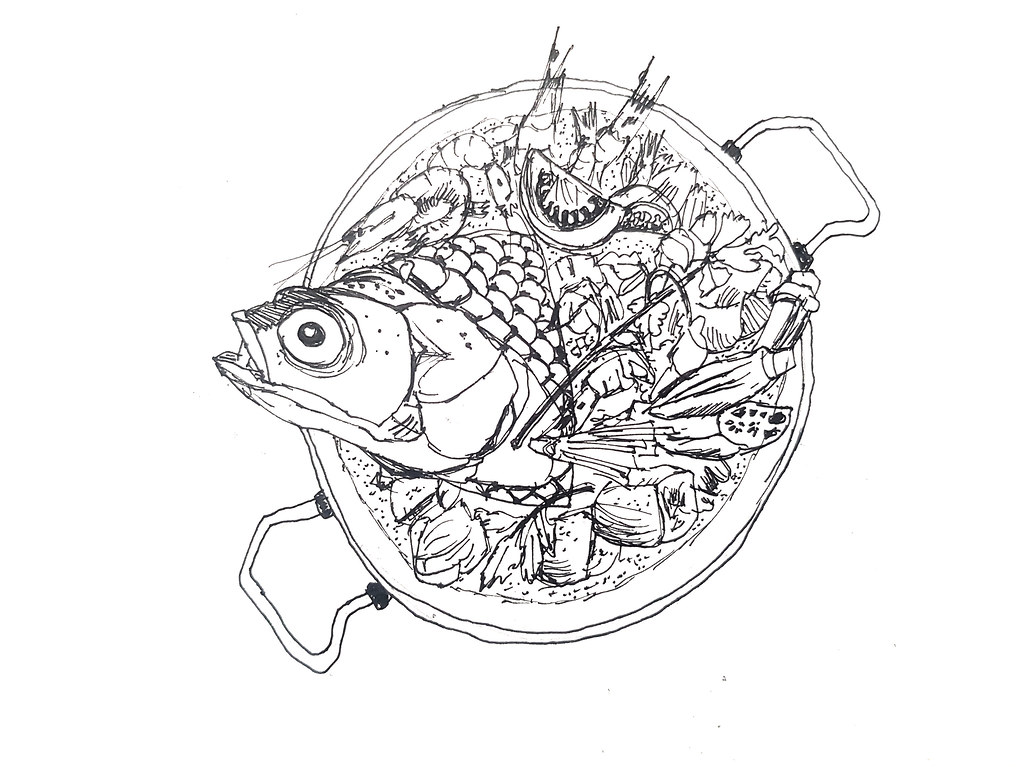 海鮮咖哩魚頭 Seafood Fish Head Curry - Arline Pen ...