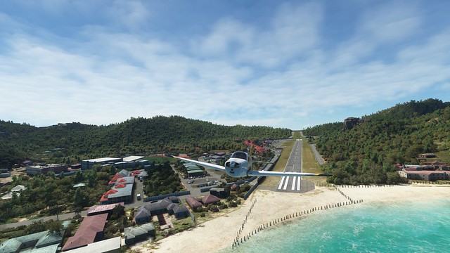 Flying out of St. Barthelemy