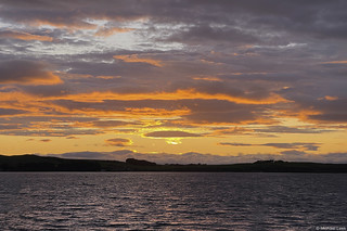Sunset over Great Cumbrae; Firth of Clyde, Scotland.