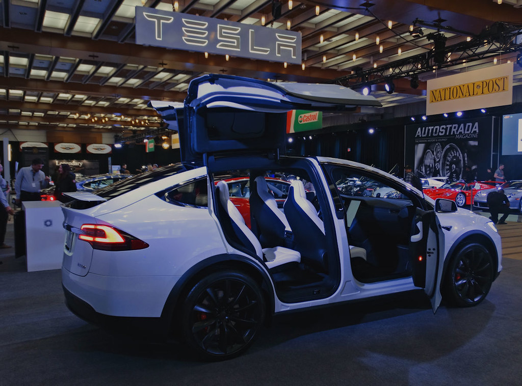 Tesla Model X at Auto Exotica Display for 2019 CIAS
