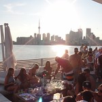 breathtaking view of Toronto from Cabana in Toronto, Canada 