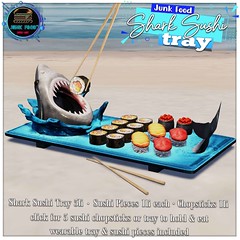 Junk Food - Shark Sushi Tray Ad