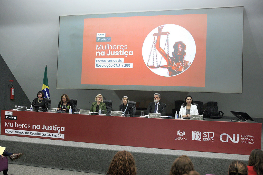 Brasília, 30/08/2023 - Abertura da 2ª Edição do Encontro Mulheres na Justiça - Novos Rumos da Resolução CNJ n. 255