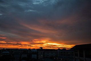 Sunset Skies from Sinsuvarn Hotel 2
